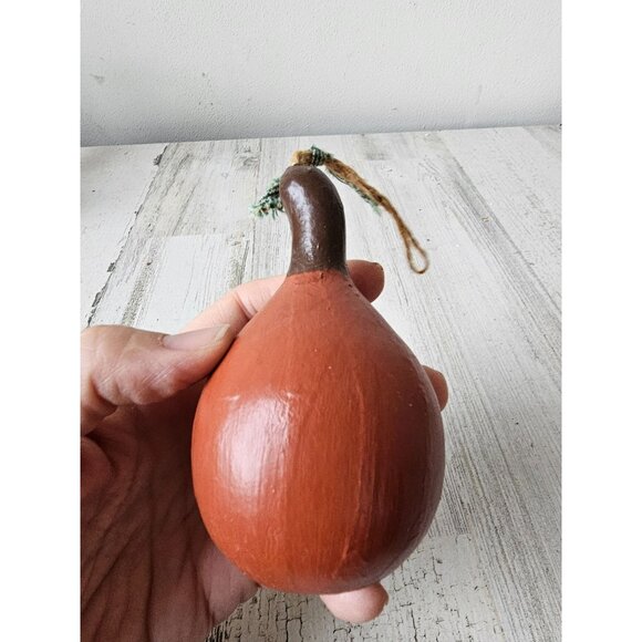 Vintage Mary hurman-may? gourd pumpkin primitive ornament Halloween jack-o'-lant - Picture 4 of 7